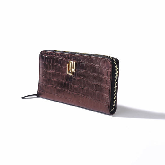 Alice Grape Leather Wallet