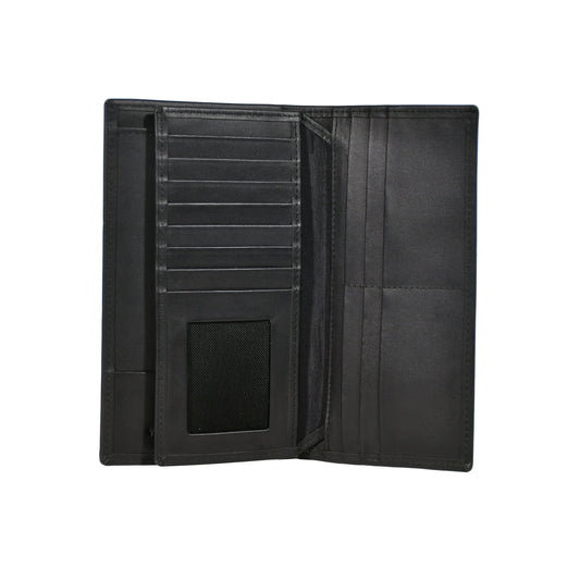Black Deluxe Long Billfold