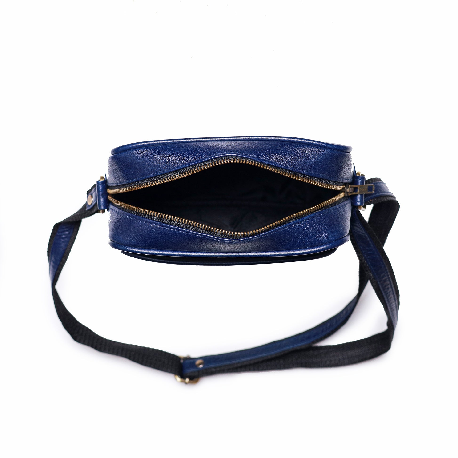Blue Hudson Messenger Bag