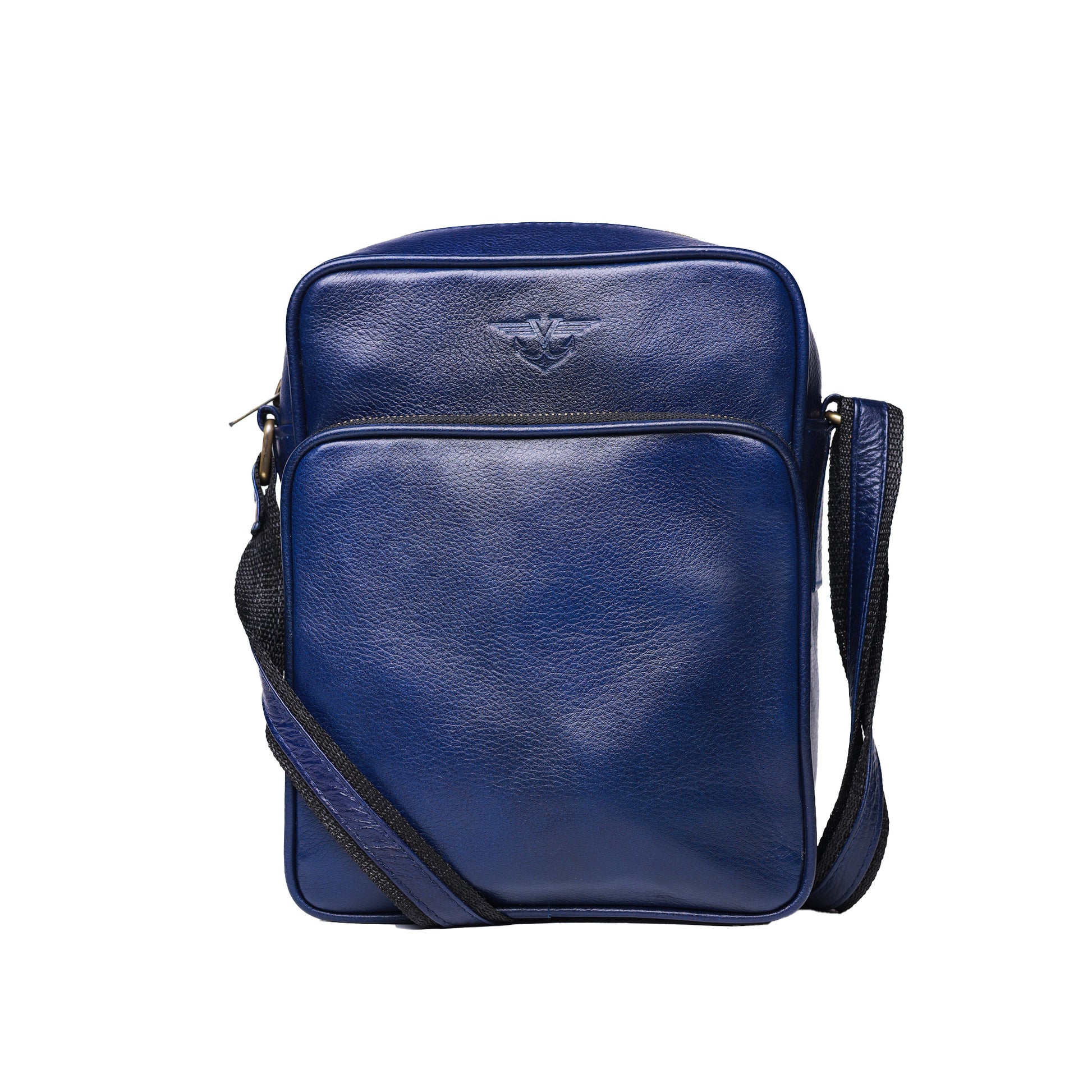 Blue Hudson Messenger Bag