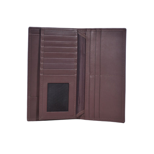 Brown Deluxe Long Billfold