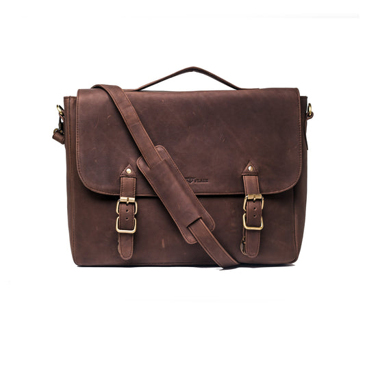 Brown Denver Messenger Bag