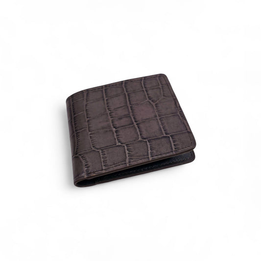 Croco Brown Billfold