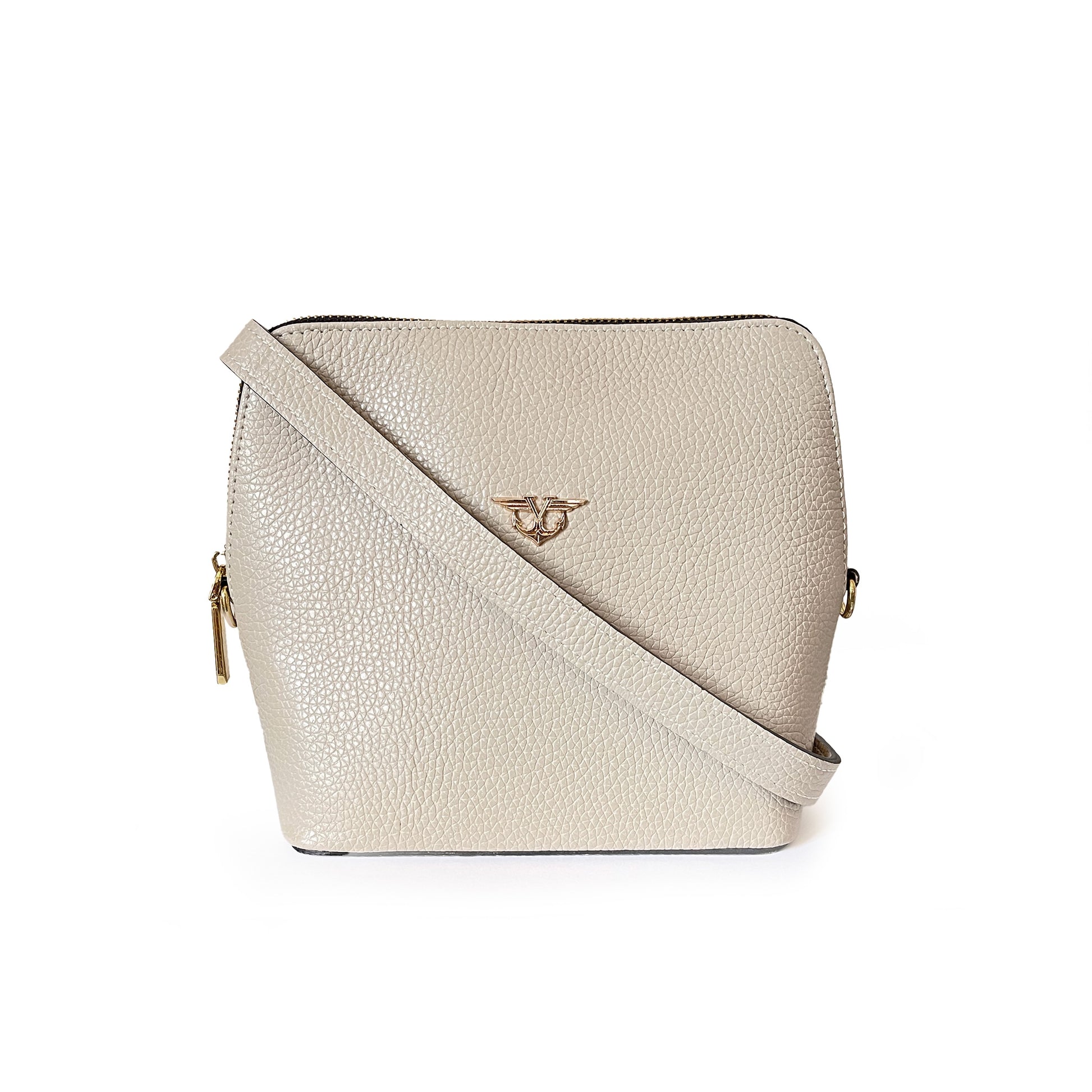 Daisy Beige Crossbody Bag