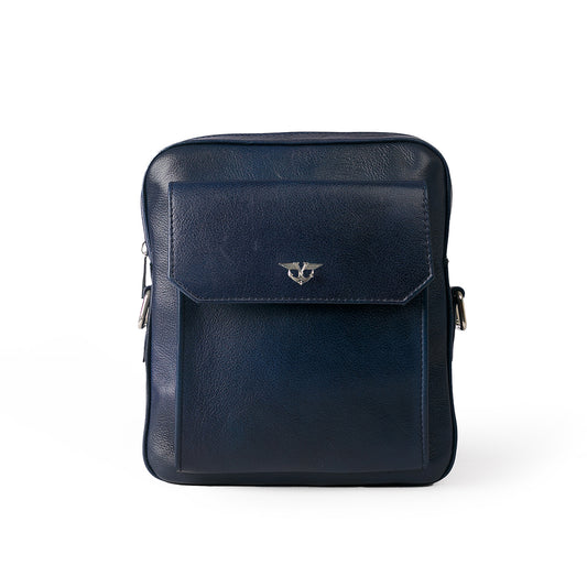 Elite Blue Messenger Bag