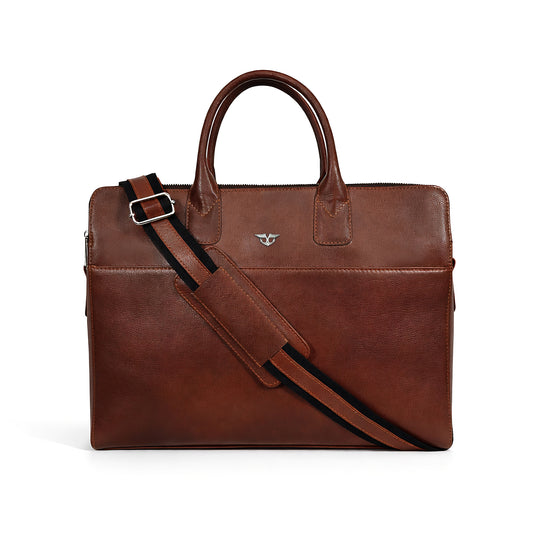 Kingsley Chestnut Briefcase