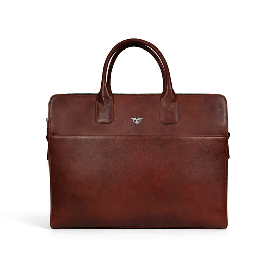 Kingsley Chestnut Briefcase