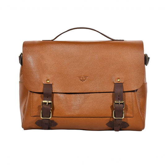 Tan Alpha Messenger Bag