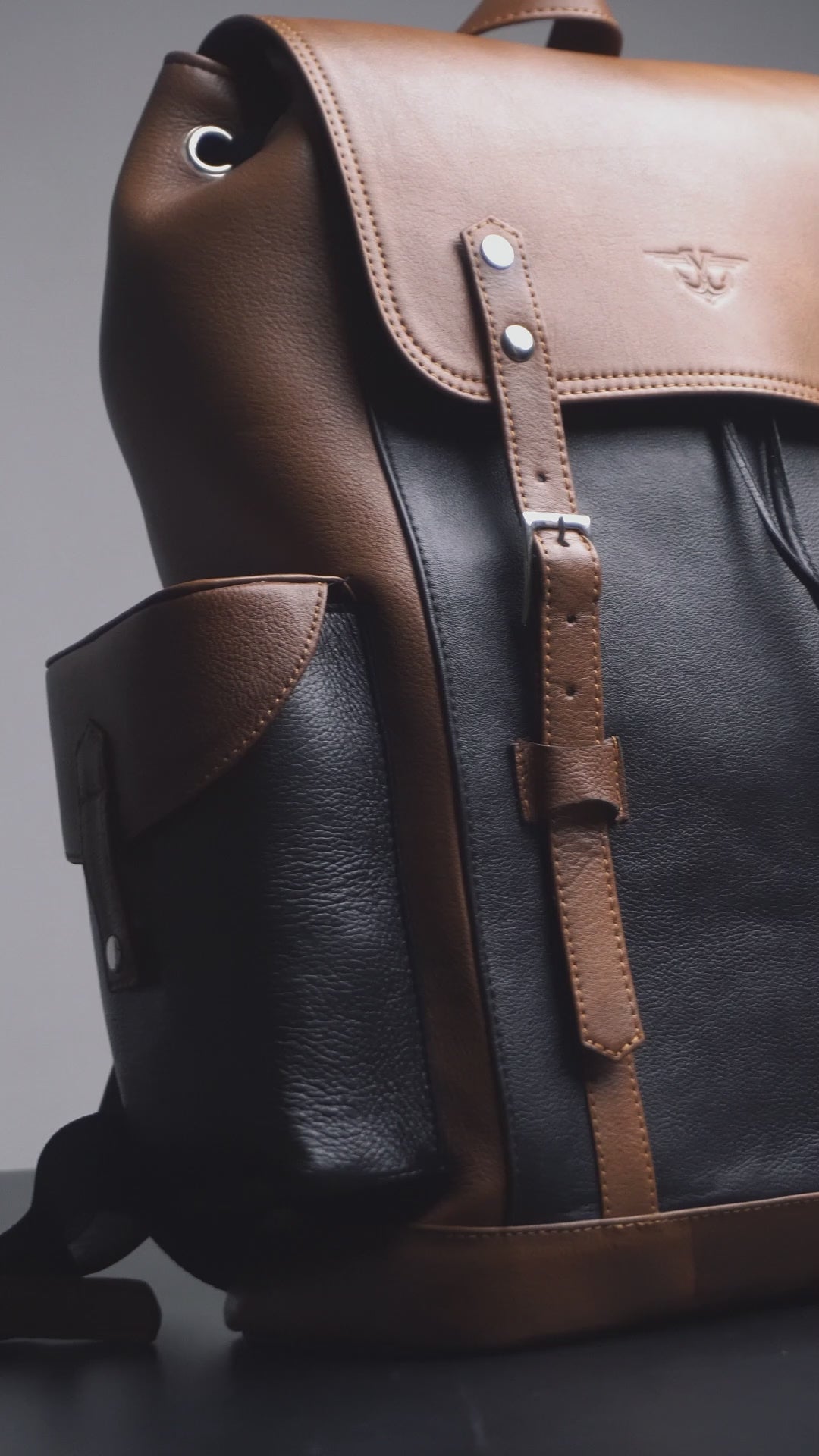 Urban Vintage Leather Backpack