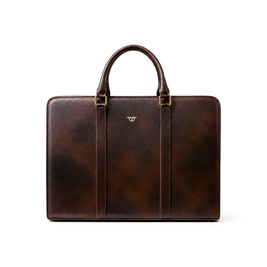 Aviator Brown Briefcase