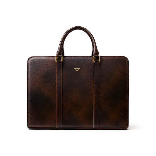 Aviator Brown Briefcase