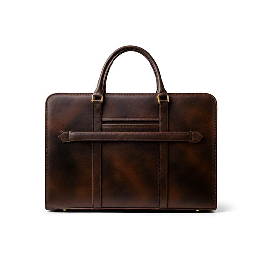 Aviator Brown Briefcase
