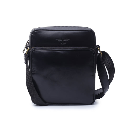 Black Hudson Messenger Bag