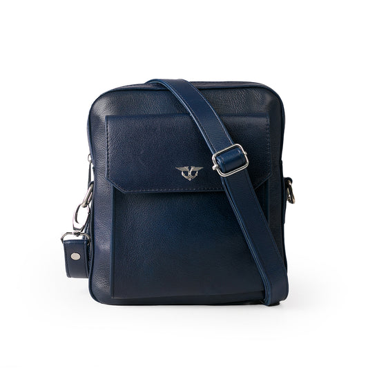 Elite Blue Messenger Bag