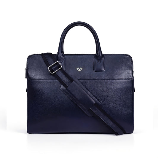 Kingsley Blue Briefcase
