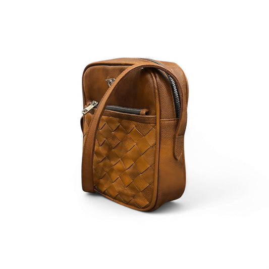 Luxe Vintage Messenger Bag
