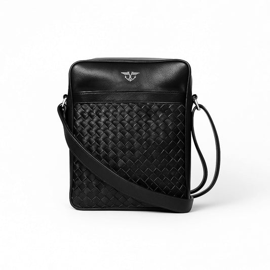 Royal Black Messenger Bag
