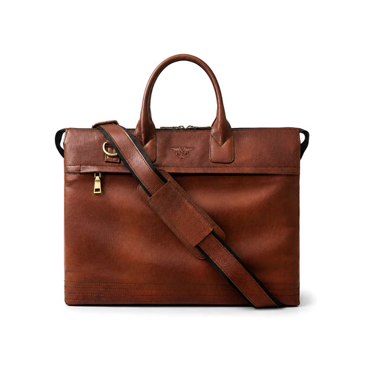 Titan Chestnut Briefcase