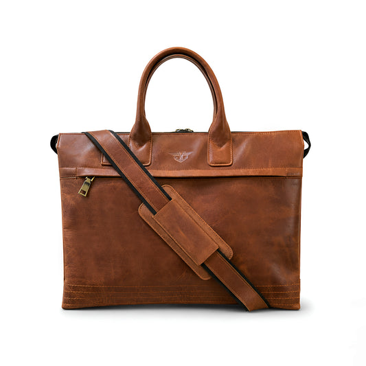 Titan Tan Briefcase