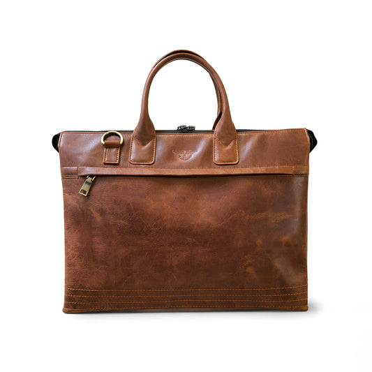 Titan Tan Briefcase