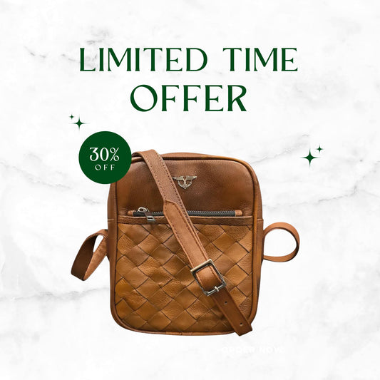 Luxe Vintage Messenger Bag