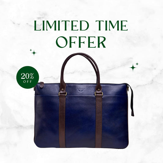 Legacy Blue Briefcase